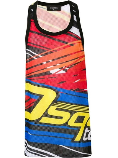 Shop Dsquared2 Toptronic Tank In Black