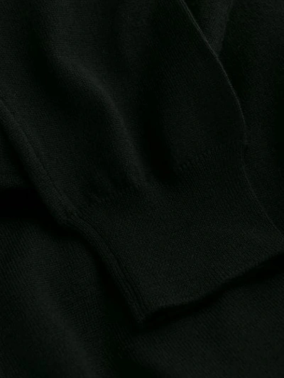 Shop Dsquared2 Logo Intarsia Jumper In Black