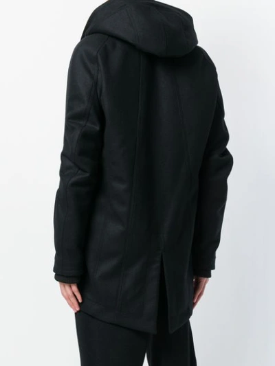 Shop Devoa Hooded Jacket - Black