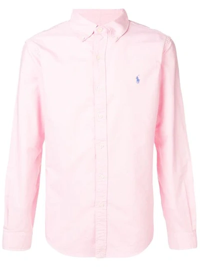 RALPH LAUREN LOGO衬衫 - 粉色