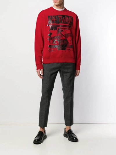 Shop Dsquared2 64 Twins Sweatshirt In Red