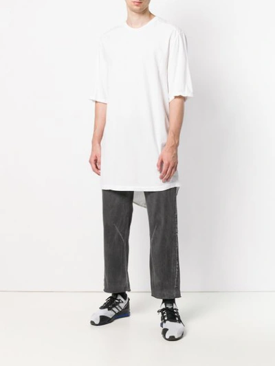 Shop Lost & Found Oversized Parka T In White