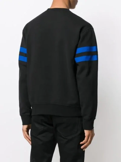 Shop Dsquared2 Twins Logo Sweatshirt In Black
