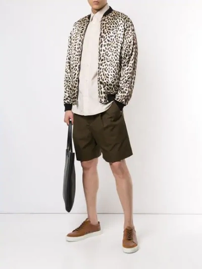 Shop 3.1 Phillip Lim / フィリップ リム Leopard Print Bomber Jacket In Neutrals