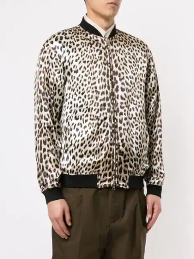 Shop 3.1 Phillip Lim / フィリップ リム Leopard Print Bomber Jacket In Neutrals