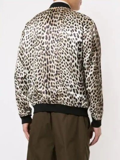 Shop 3.1 Phillip Lim / フィリップ リム Leopard Print Bomber Jacket In Neutrals