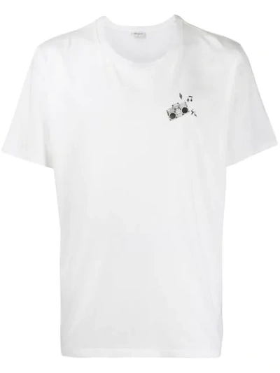 Shop Saint Laurent Radio Beat T-shirt In White