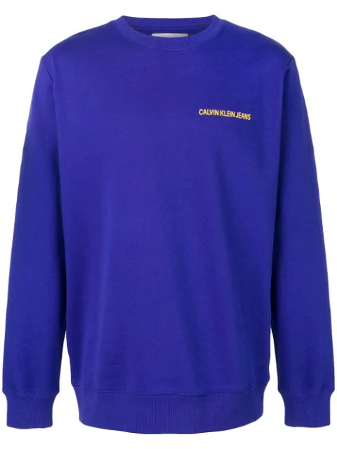 calvin klein purple sweatshirt