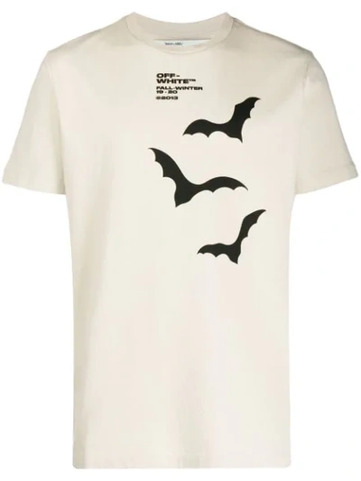 Shop Off-white Bats Short-sleeve Tee In White
