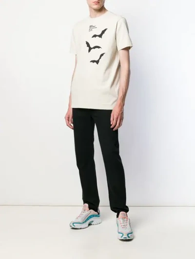 Shop Off-white Bats Short-sleeve Tee In White