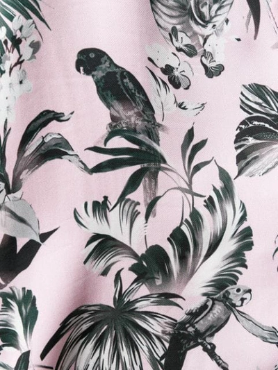 Shop Represent Split Floral Print Shirt In Pink