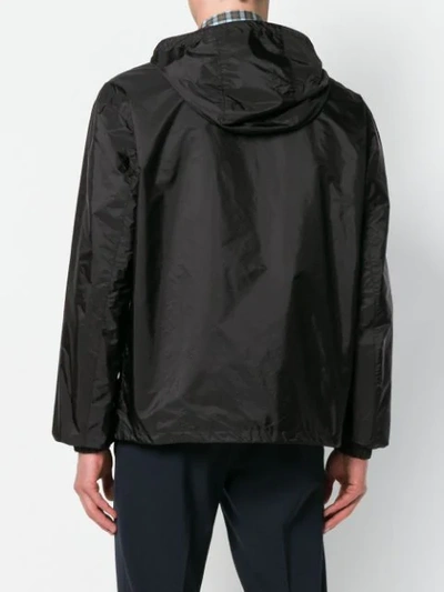 Shop Prada Zipped Lightweight Jacket In Black