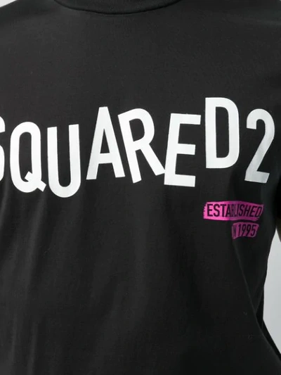 Shop Dsquared2 T-shirt Mit Logo In Black