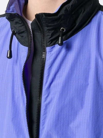 Shop Maison Margiela Anonymity Of The Lining Jacket In Purple ,black