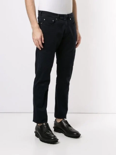 Shop Neil Barrett Straight-leg Jeans In Blue