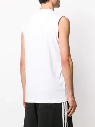 Shop Philipp Plein Tank Top P.l.n. In White