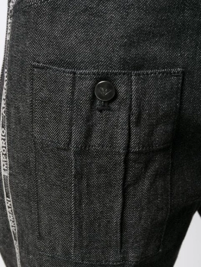 Shop Emporio Armani Slim-fit Jeans In Black