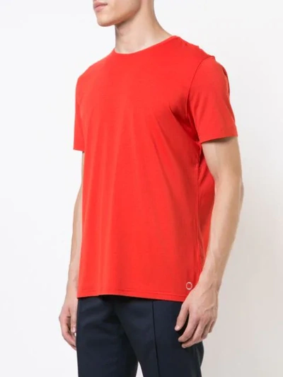 Shop Engineered For Motion Voyager Crew Neck T-shirt In Red