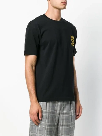 Shop Kenzo Dragon T-shirt In 99 Black