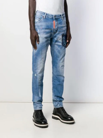 Shop Dsquared2 Classic Kenny Jeans In Blue