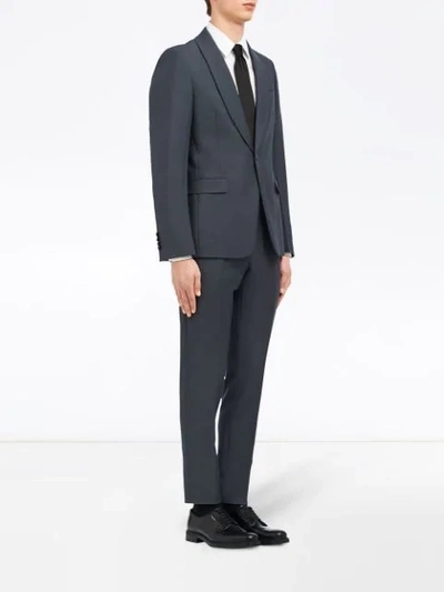 Shop Prada Slim Fit Two-piece Suit In Grey