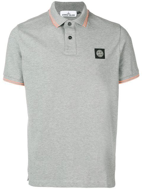 grey stone island polo