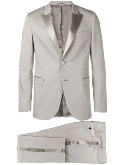 Shop Neil Barrett Two-piece Dinner Suit In Grey