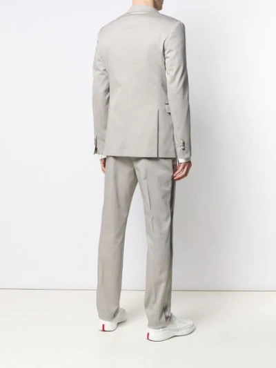 Shop Neil Barrett Two-piece Dinner Suit In Grey
