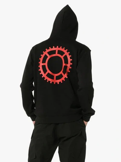 Shop 032c Cosmic Workshop Omen Hoodie In Black
