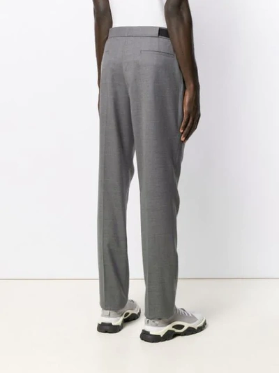 MAISON MARGIELA BUCKLED TAILORED TROUSERS - 灰色