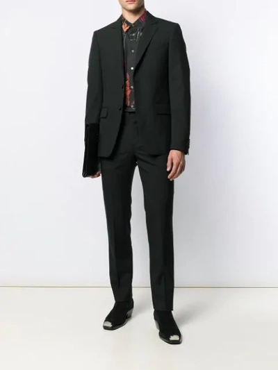 Shop Givenchy Classic Two-piece Suit In Black