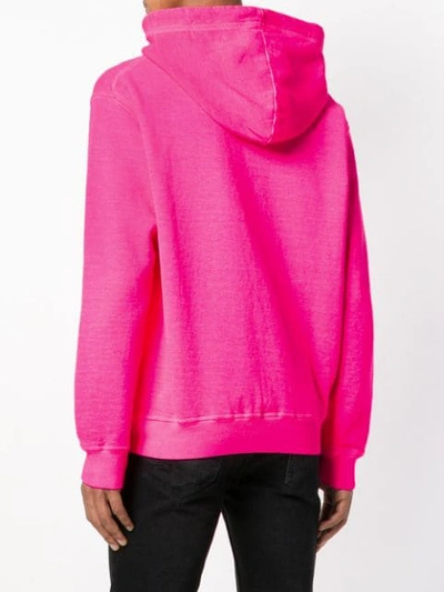 Shop Dsquared2 Logo Printed Hoodie - Pink