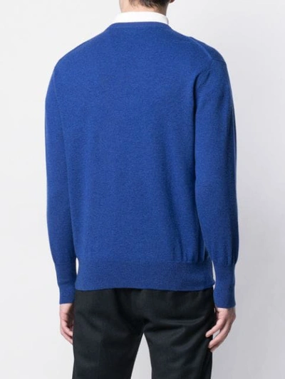 Shop N•peal The Oxford Jumper In Blue