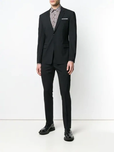 Shop Prada Two Piece Suit In Black