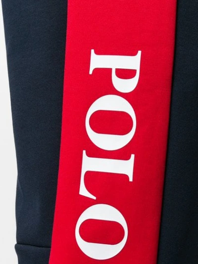 Polo Ralph Lauren Logo Jogging Bottoms In Blue