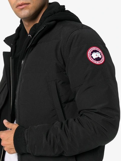 Shop Canada Goose Woolford Padded Jacket In Black
