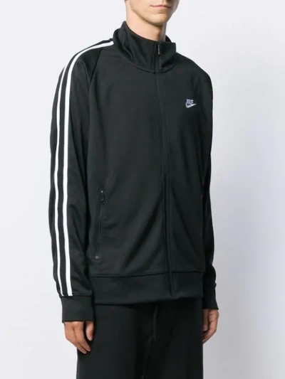 Shop Nike Logo Track Jacket In Black