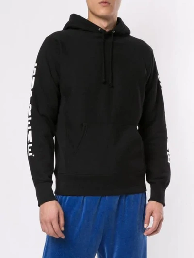 Shop Supreme Anti Hero Hooded Sweatshirt In Black