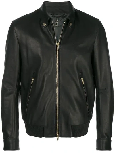 Shop Ajmone Loose Fitted Jacket In Black