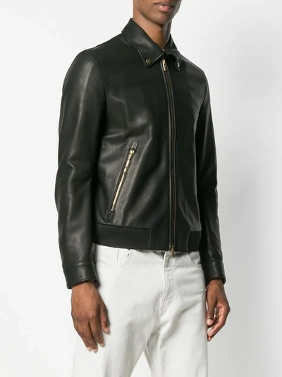 Shop Ajmone Loose Fitted Jacket In Black