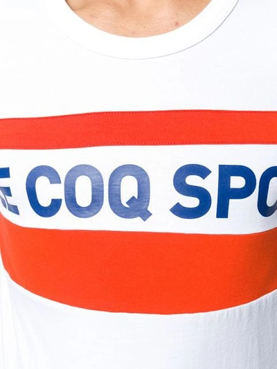 Shop Le Coq Sportif Logo T In White