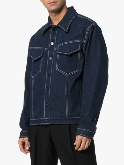 FENDI FENDI MANIA DENIM JACKET - 蓝色