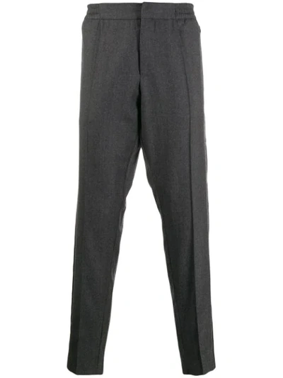 ETRO SLIM-FIT TAILORED TROUSERS - 灰色
