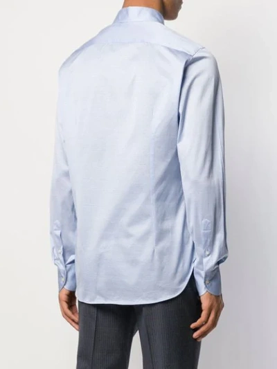 Shop Canali Slim-fit Shirt In Blue