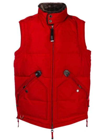 Shop Parajumpers Sleeveless Waistcoats Jacket - Red