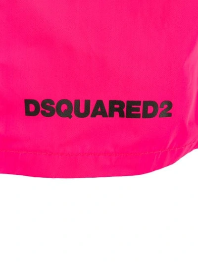 Shop Dsquared2 Icon Swim Shorts In Pink