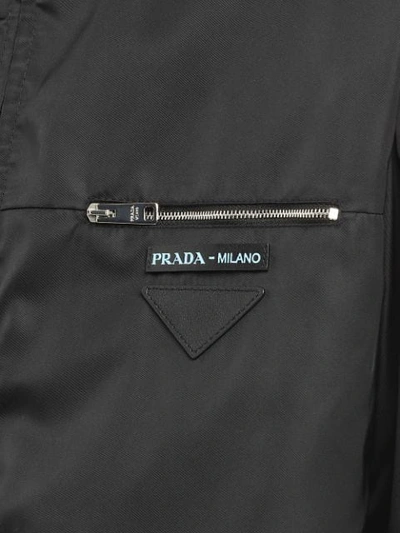 Shop Prada Nylon Gabardine Jacket In Black