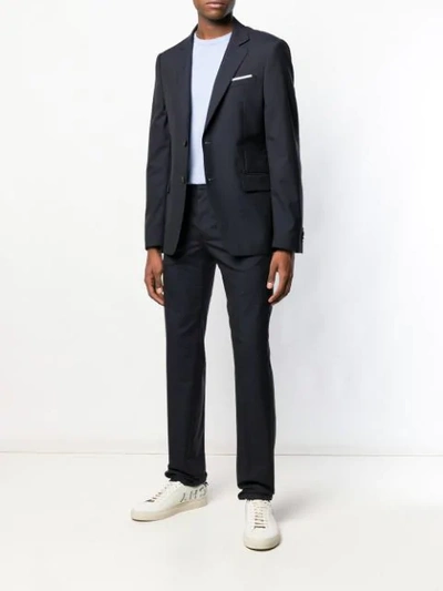 Shop Givenchy Classic Suit In Blue