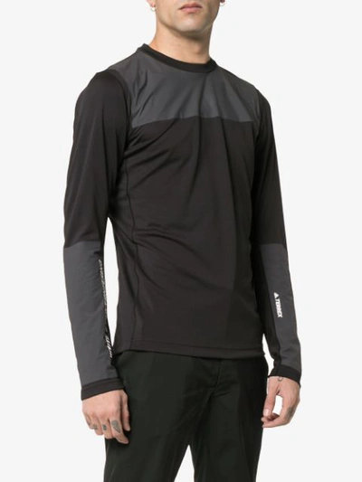 Shop Adidas X White Mountaineering Agravic Panelled Top In Black