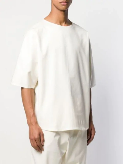Shop Alchemy Wide Fit T-shirt In White